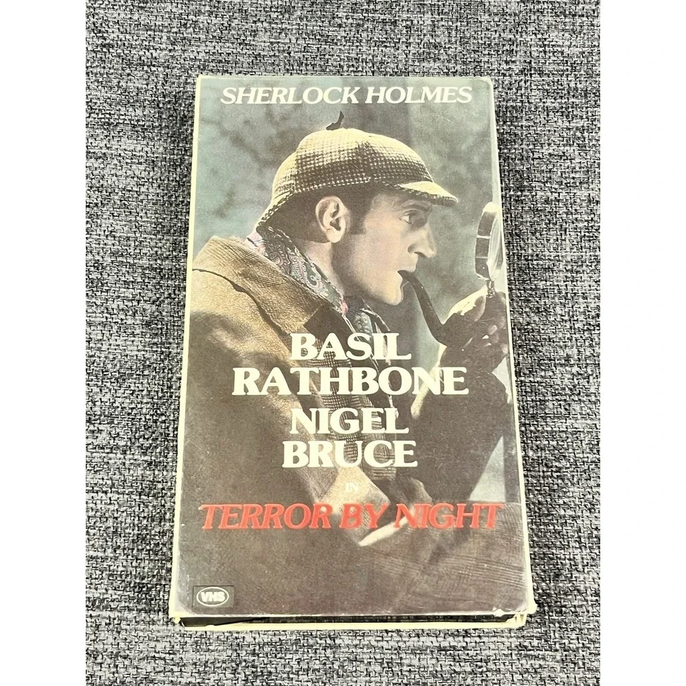 Terror By Night Sherlock Holmes VHS VCR Video Tape Used Movie Basil Rathbone